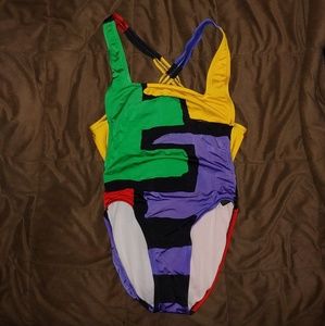 Jantzen One Piece Swimsuit Vintage. Size 12